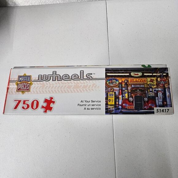 MasterPieces Wheels  750 Piece Puzzle Called At Your Service 24 in x 18 in - Picture 5 of 8